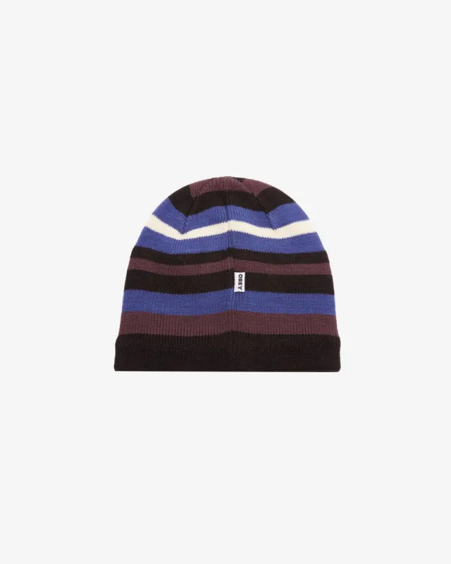 STRIPE KNIT BEANIE sold by Obey