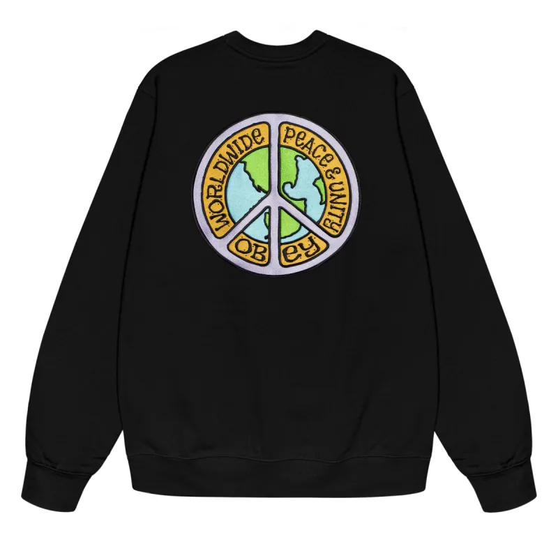 PEACE & UNITY CREWNECK sold by Obey