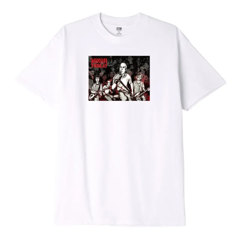 G.E.F X JUST A MINOR THREAT CLASSIC T-SHIRT sold by Obey