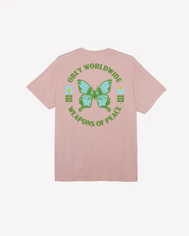 WEAPONS OF PEACE PIGMENT T-SHIRT sold by Obey