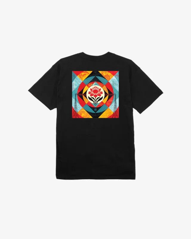GEOMETRIC POWER CANVAS CLASSIC T-SHIRT sold by Obey