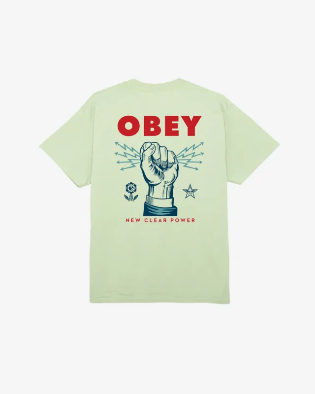 NEW CLEAR POWER CLASSIC T-SHIRT sold by Obey