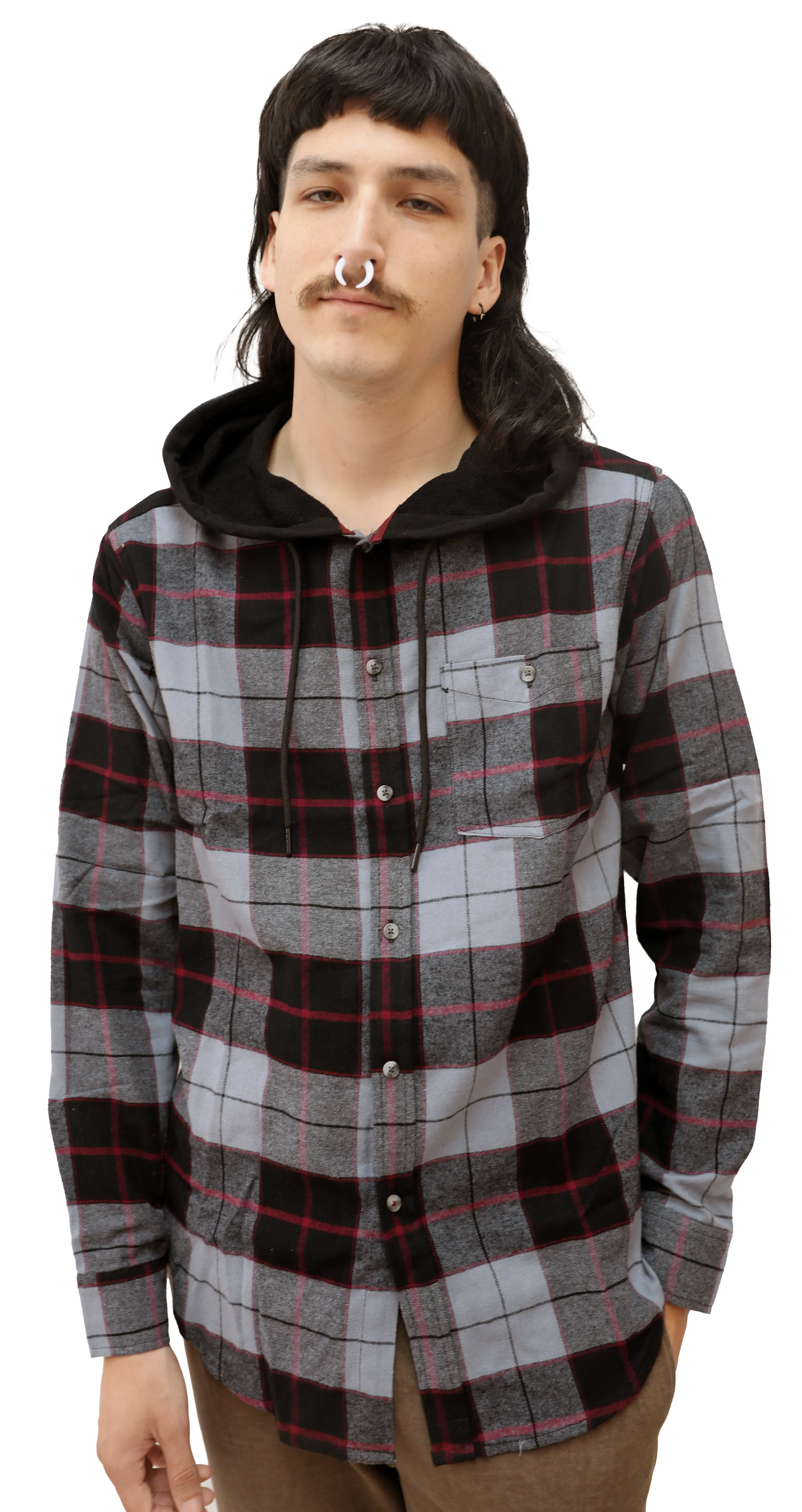 CHESTER FLANNEL HOODIE sold by Ocean Current