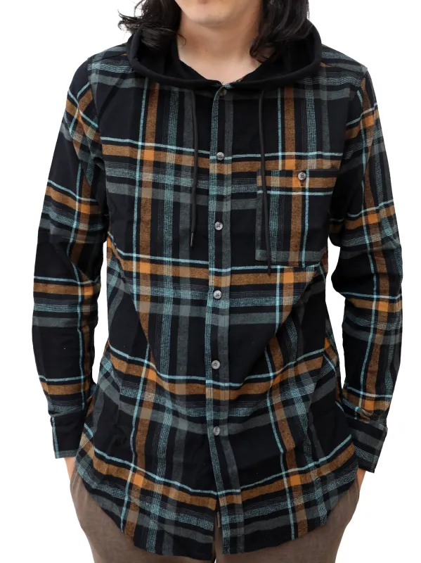 KARTMAN LS FLANNEL HOODIE made by Ocean Current