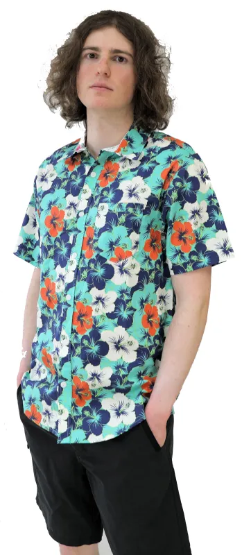MACHE STRETCH FLORAL SS SHIRT sold by Ocean Current