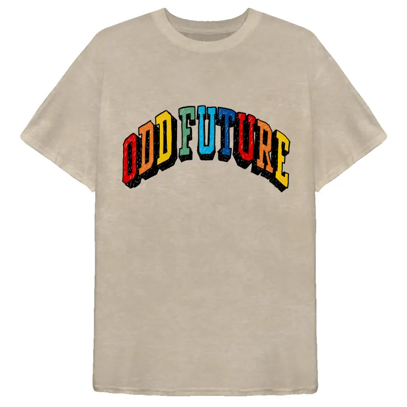 Varsity Marker T-shirt - Ivory sold by Odd Future