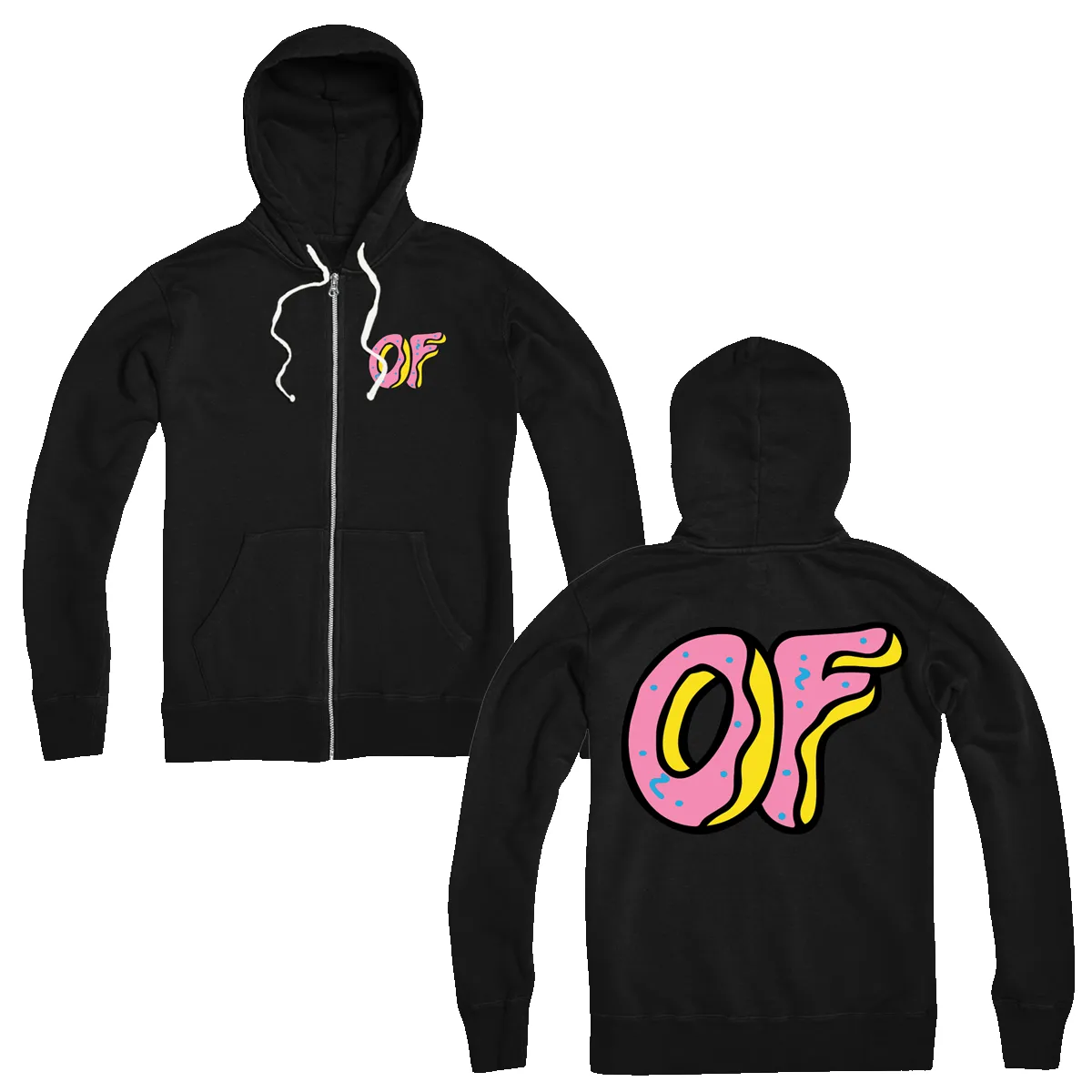OF Classic Logo Zip Hoodie - Black sold by Odd Future product image thumbnail 3