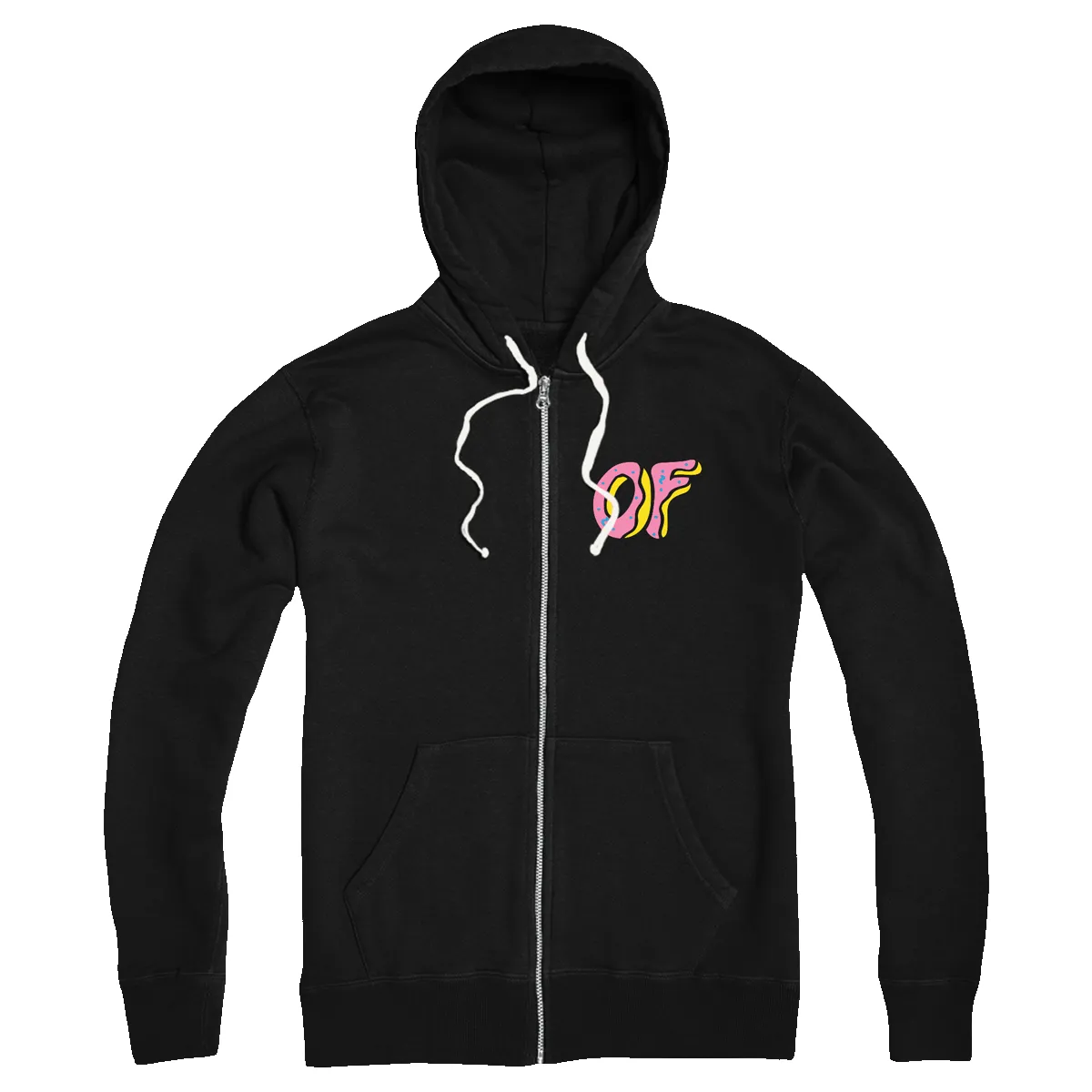 OF Classic Logo Zip Hoodie - Black sold by Odd Future