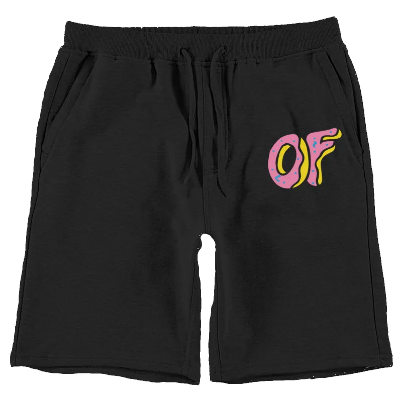 OF Classic Logo Fleece Shorts - Black sold by Odd Future