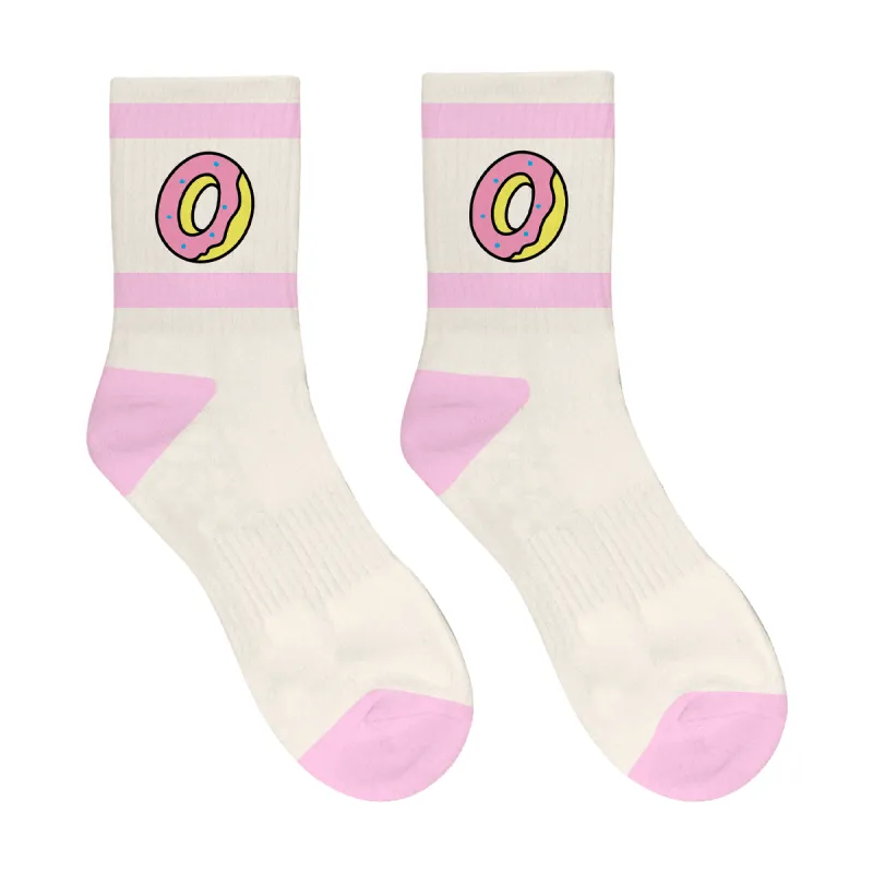 Donut O Socks - Cream/Pink sold by Odd Future