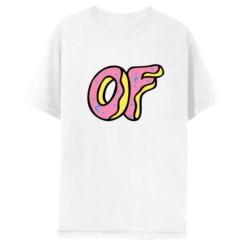 Donut Large Logo T-shirt - White sold by Odd Future