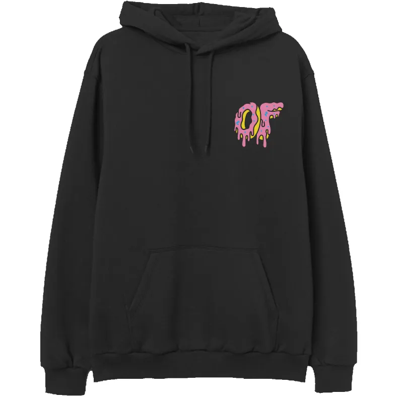Dripping Logo Hoodie- Black sold by Odd Future