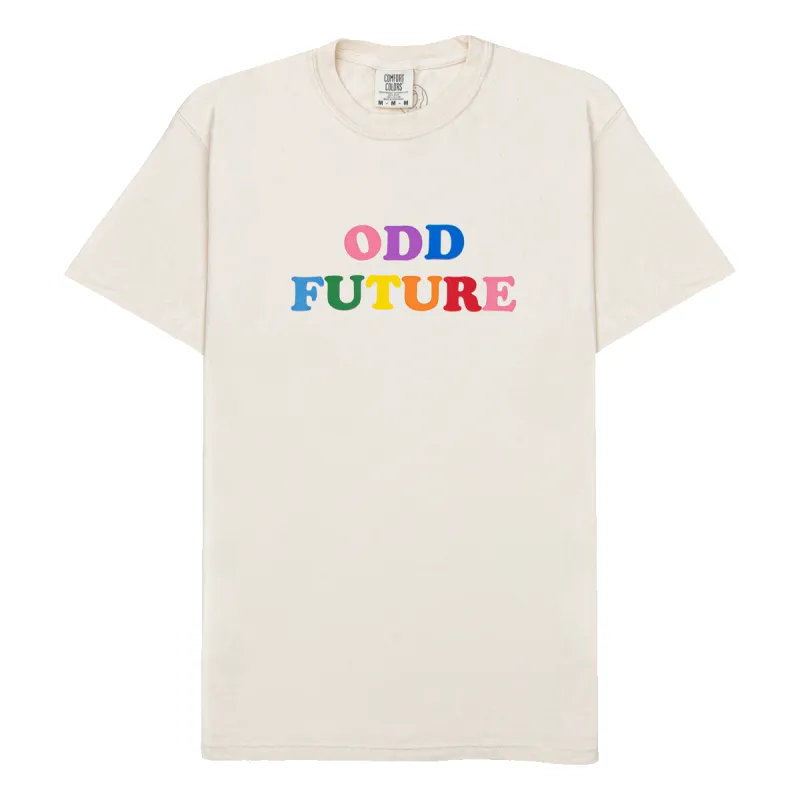 Rainbow T-shirt - Ivory sold by Odd Future
