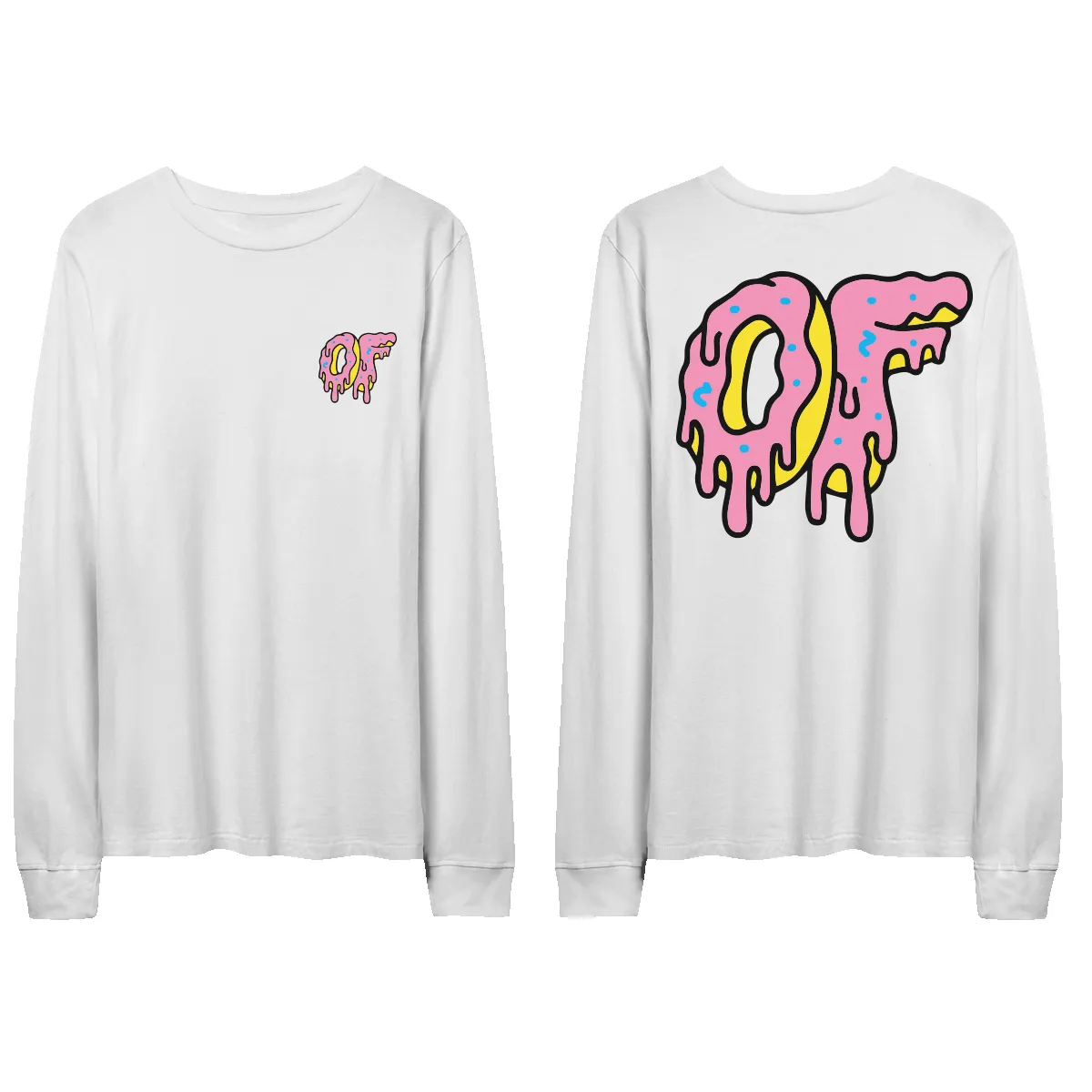 Dripping Logo Longsleeve- White sold by Odd Future product image thumbnail 3