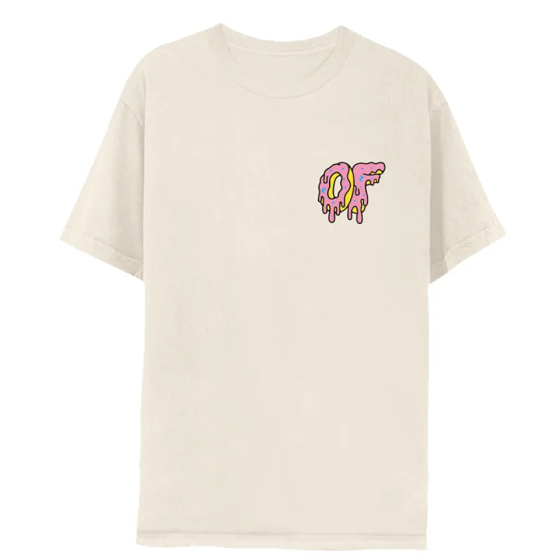 Dripping Logo Tee- Natural sold by Odd Future