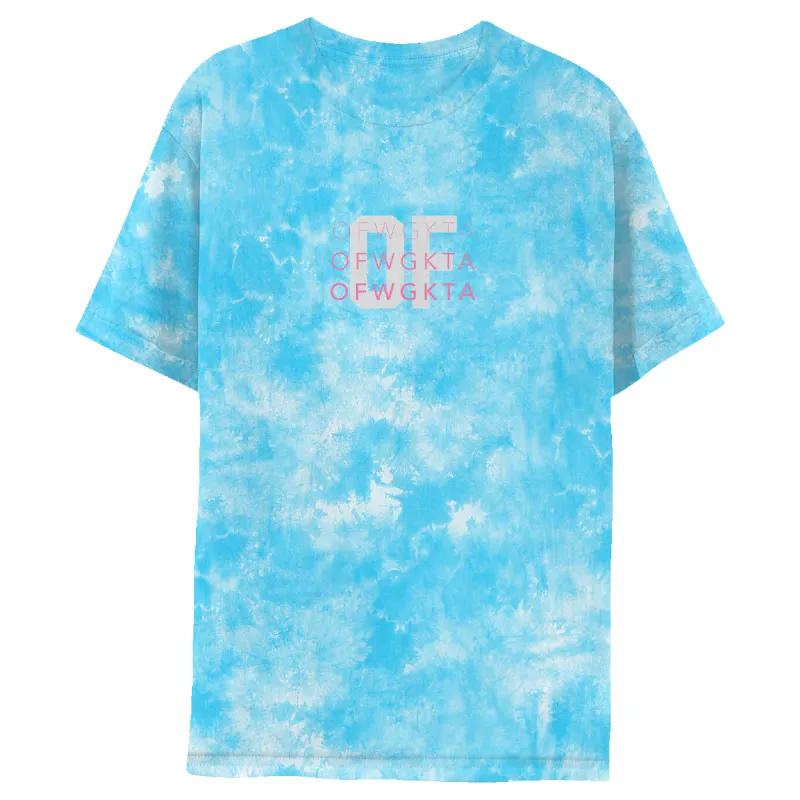 Triple OFWGKTA T-shirt - Turquoise Crystal Wash sold by Odd Future