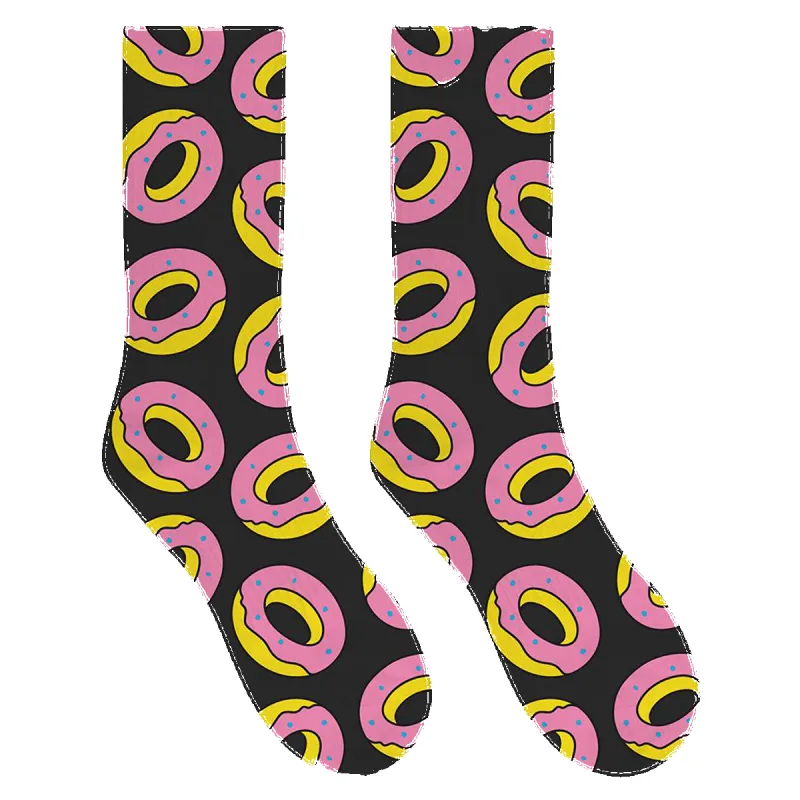 Allover Donut Socks - Black sold by Odd Future
