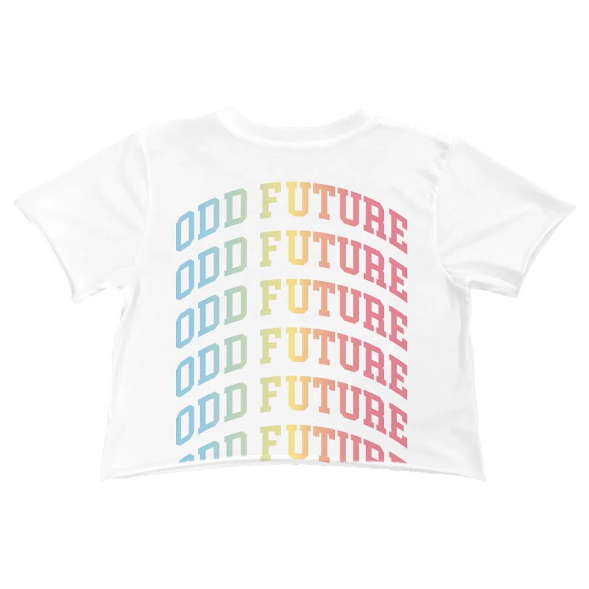 Repeat Rainbow Crop Shirt - White sold by Odd Future product image thumbnail 3