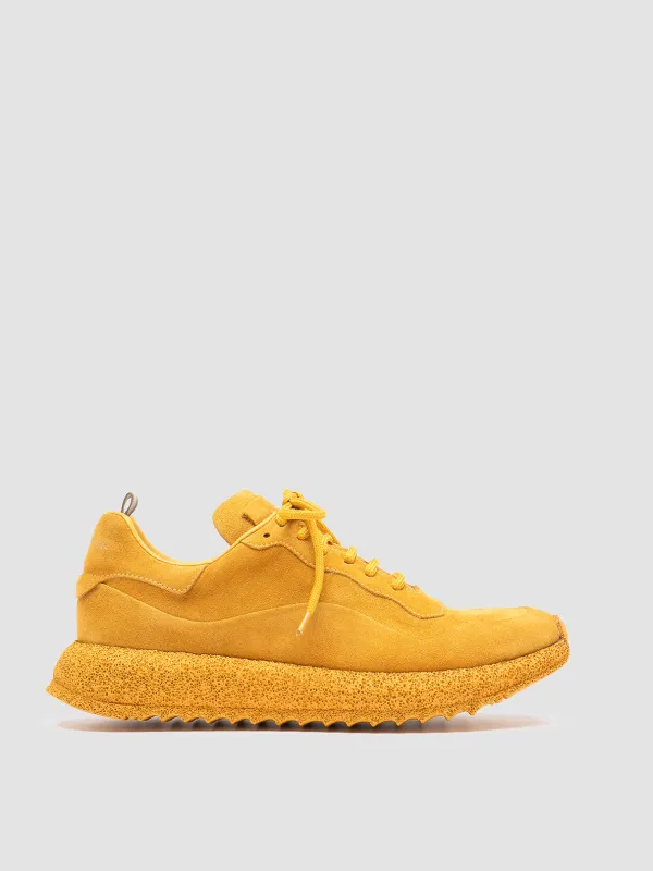 RACE RUBREX 103 - Yellow Suede Low Top Sneakers sold by Officine Creative