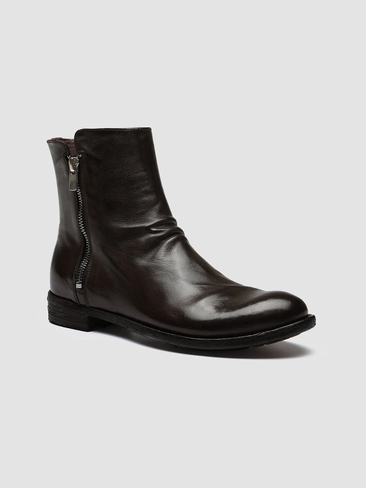 LEXIKON 096 - Brown Leather Ankle Boots sold by Officine Creative product image thumbnail 4