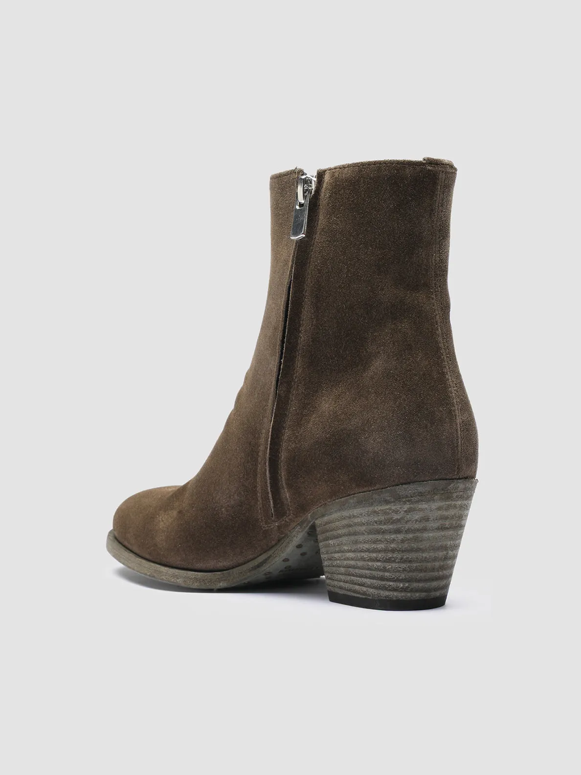 SHERRY 003 - Green Suede Ankle Boots sold by Officine Creative product image thumbnail 4