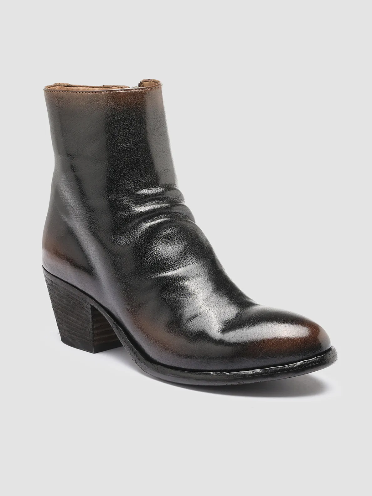SHERRY 003 - Brown Leather Ankle Boots sold by Officine Creative product image thumbnail 3