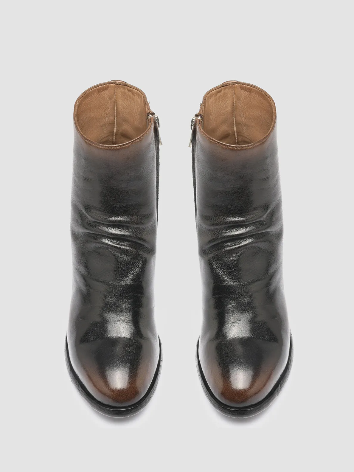 SHERRY 003 - Brown Leather Ankle Boots sold by Officine Creative product image thumbnail 2