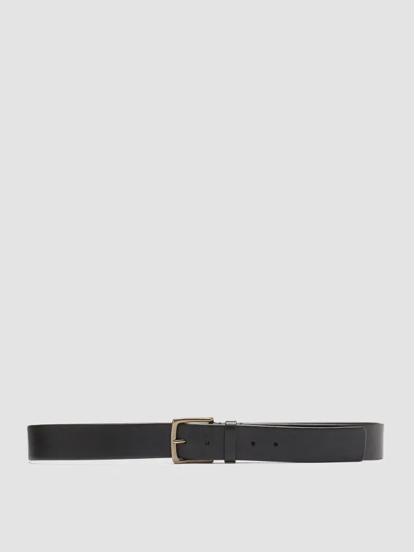 OC STRIP 22 - Black Leather Belt sold by Officine Creative