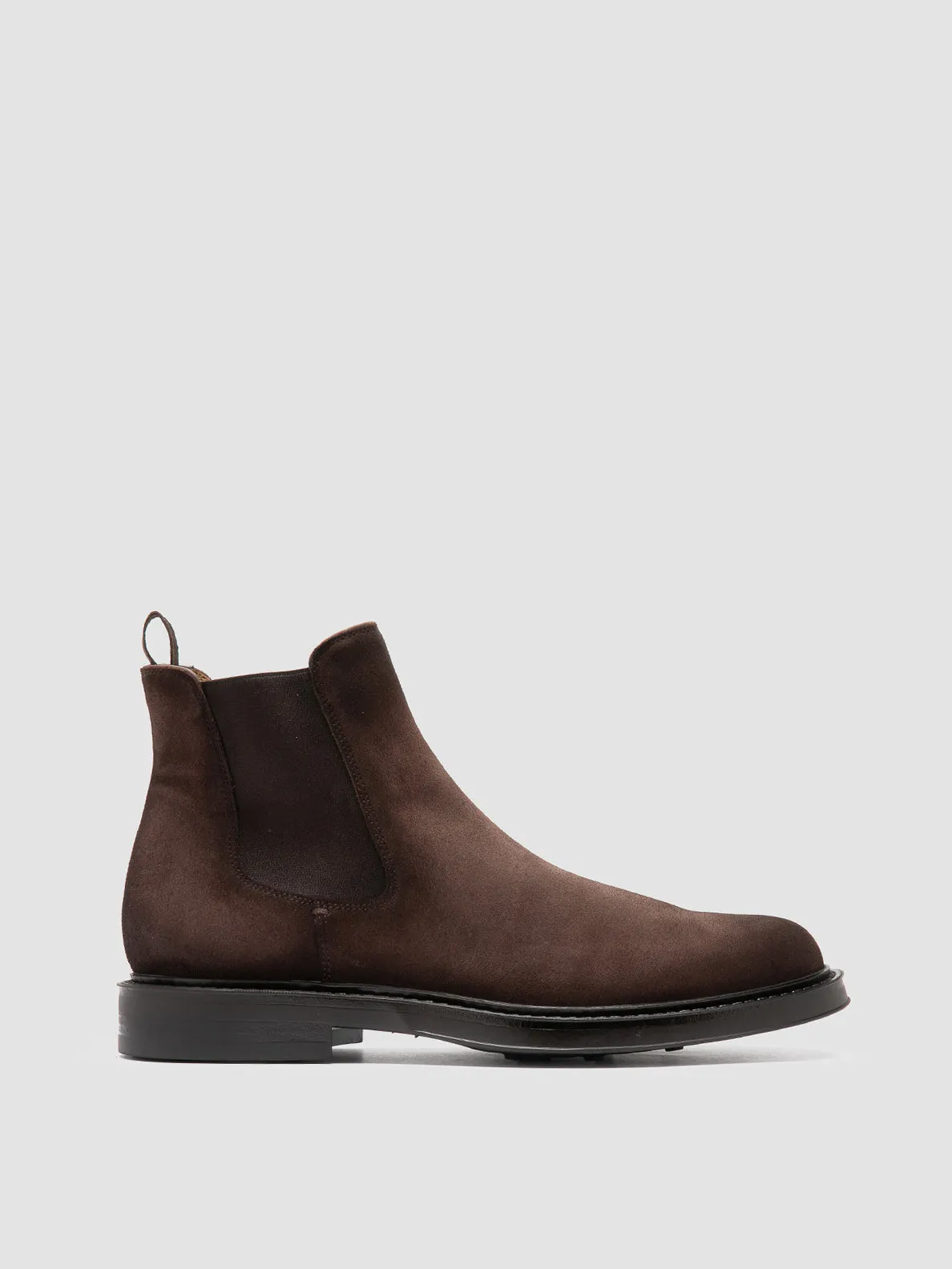 UNIFORM 005 - Brown Suede Chelsea Boots sold by Officine Creative