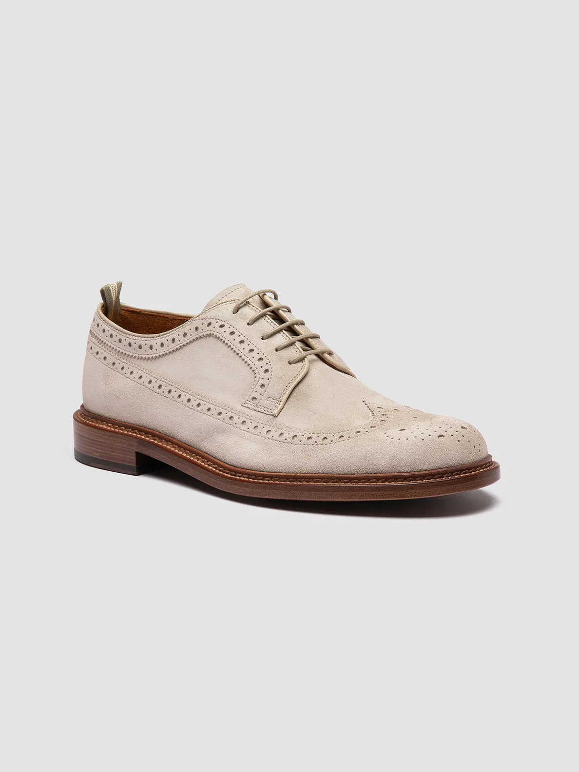 ASTON 003 - Ivory Suede Derby Shoes sold by Officine Creative product image thumbnail 3
