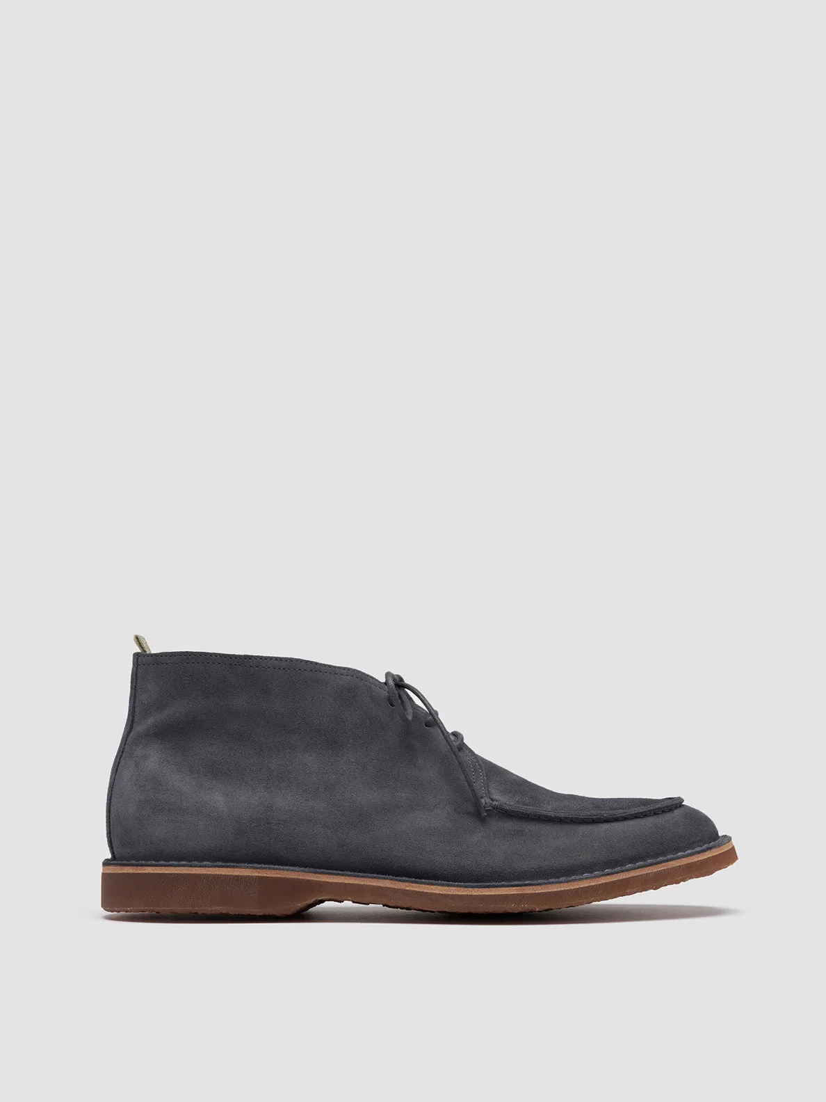 KENT 002 - Blue Suede Chukka Boots sold by Officine Creative