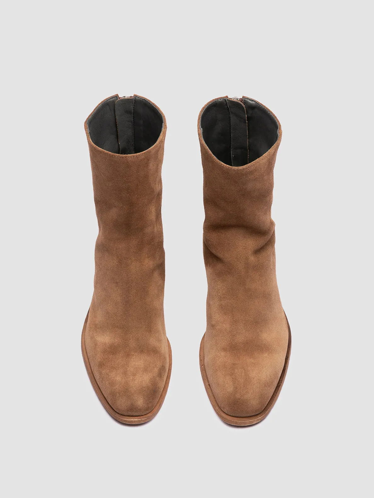 SYDNE 010 - Brown Suede Zipped Boots sold by Officine Creative product image thumbnail 2