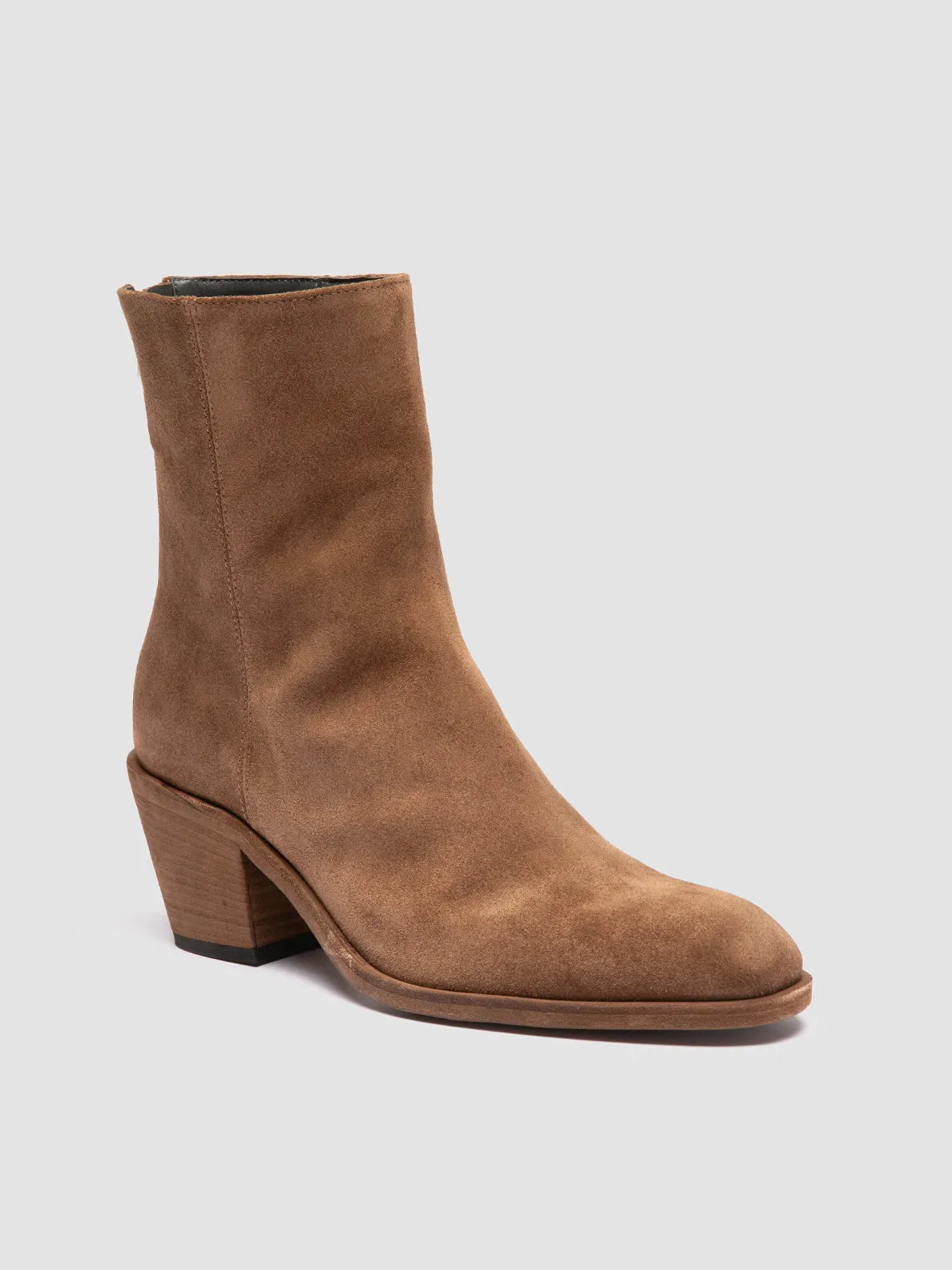 SYDNE 010 - Brown Suede Zipped Boots sold by Officine Creative product image thumbnail 3