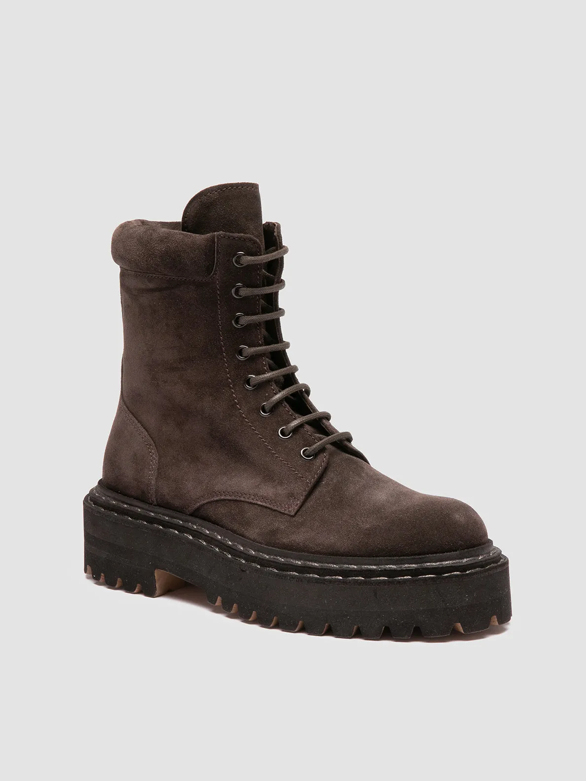 BLOSSOM 006 - Brown Suede Lace-up Boots sold by Officine Creative product image thumbnail 3