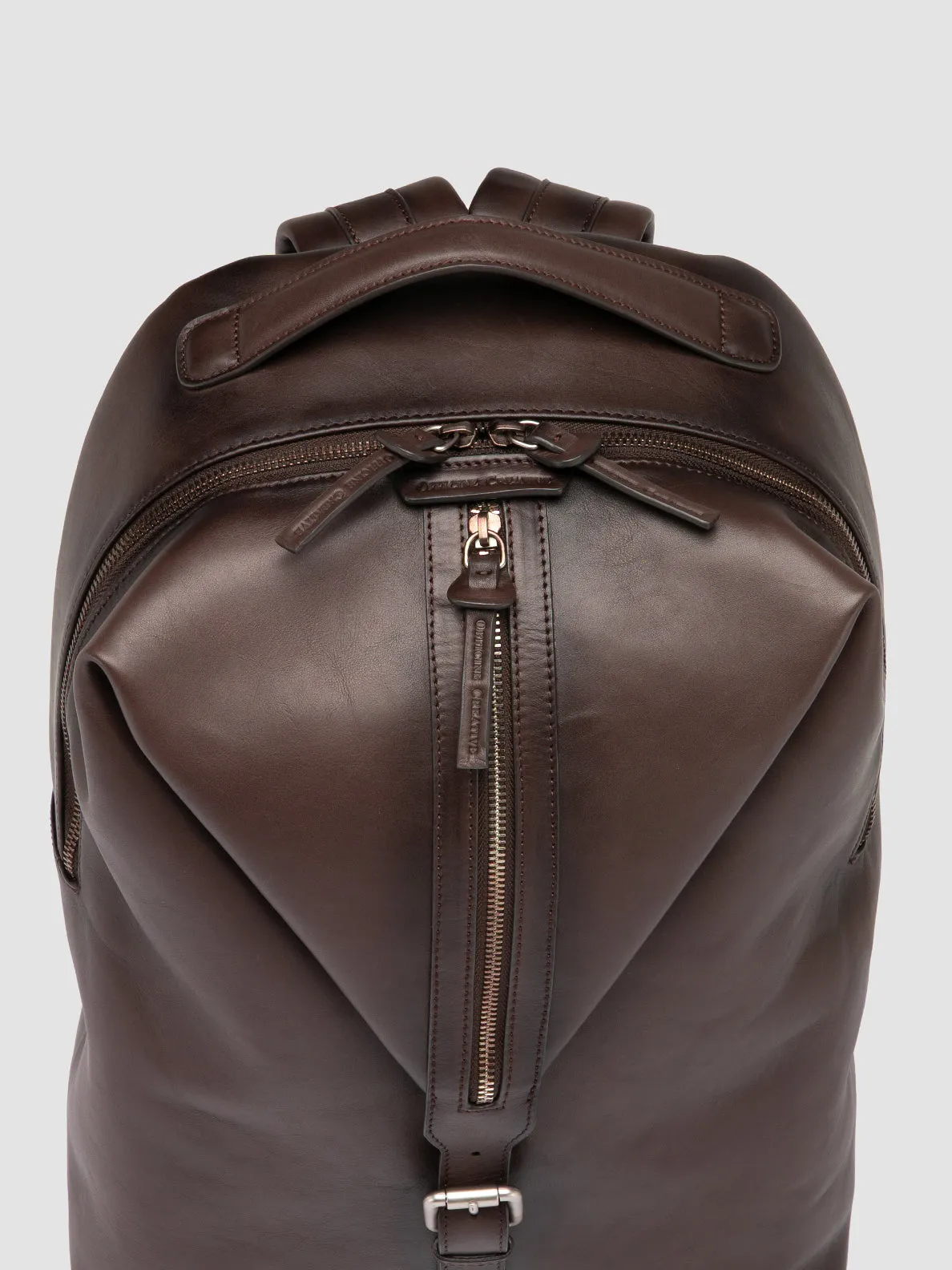 JULES 001 - Brown Leather Backpack sold by Officine Creative product image thumbnail 2