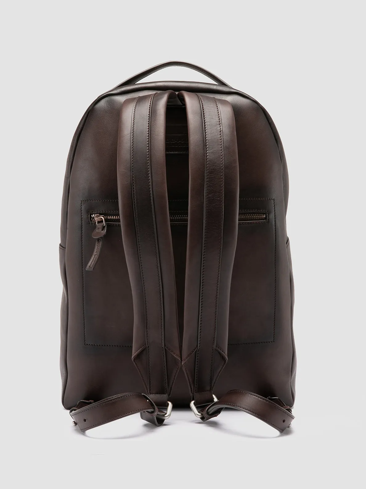 JULES 001 - Brown Leather Backpack sold by Officine Creative product image thumbnail 4