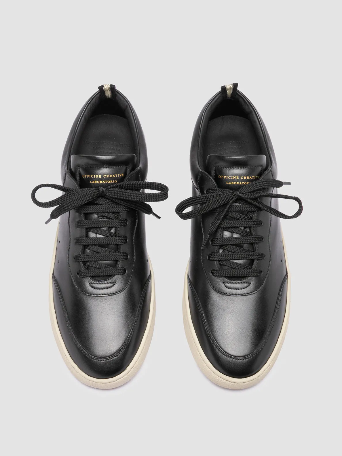 KRIS LUX 001 - Black Leather Sneakers sold by Officine Creative product image thumbnail 2