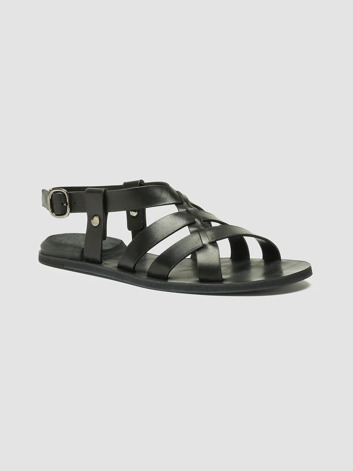 CONTRAIRE 100 - Black Nappa Leather Sandals sold by Officine Creative product image thumbnail 3