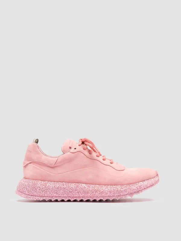 RACE RUBREX 103 - Pink Suede Low Top Sneakers sold by Officine Creative