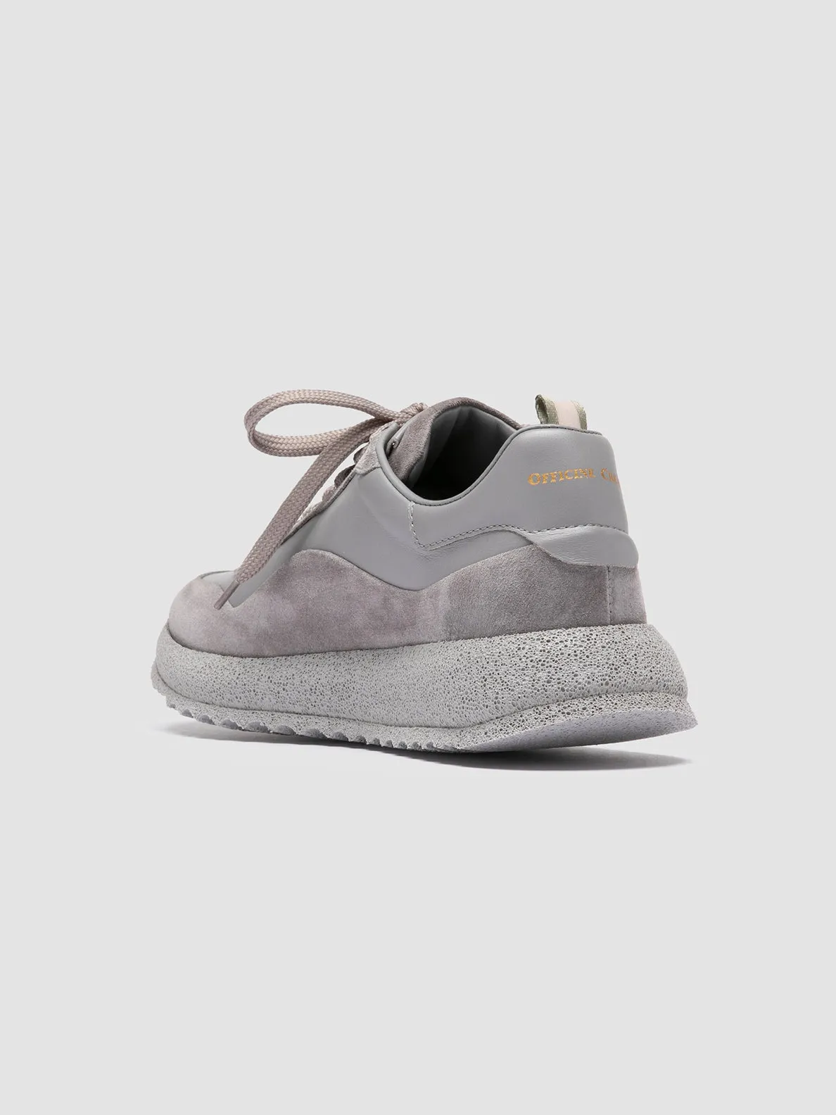RACE RUBREX 101 - Gray Leather and Suede Low Top Sneakers sold by Officine Creative product image thumbnail 4