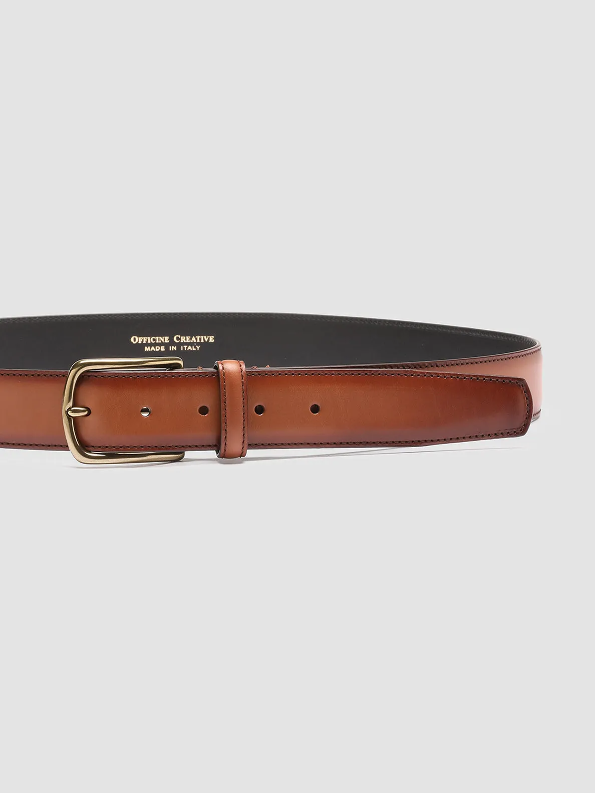 OC STRIP 04 - Brown Leather belt sold by Officine Creative product image thumbnail 4