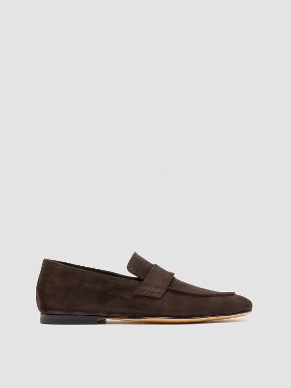 AIRTO 001 - Dark Brown Suede Loafers sold by Officine Creative