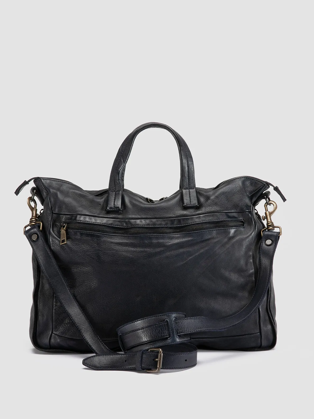 HELMET 046 - Blue Leather Briefcase sold by Officine Creative product image thumbnail 4