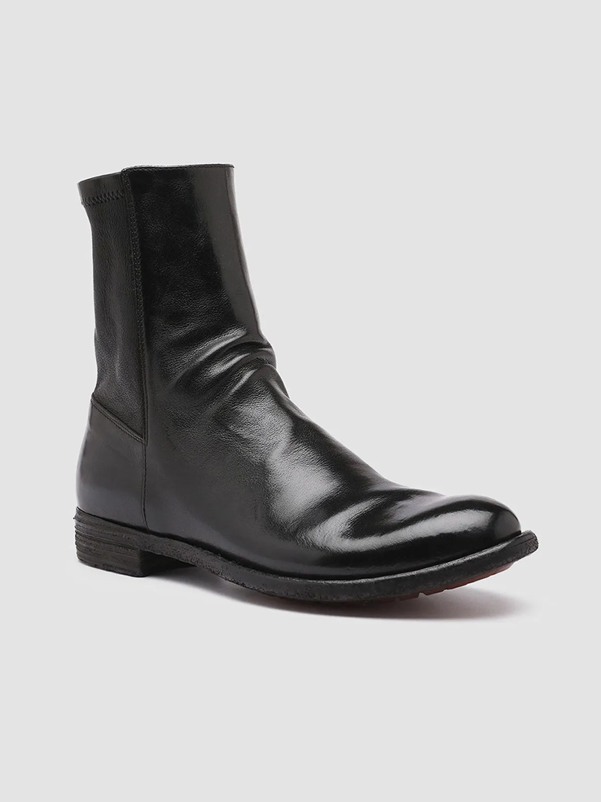 LEXIKON 135 - Black Leather Booties sold by Officine Creative product image thumbnail 3