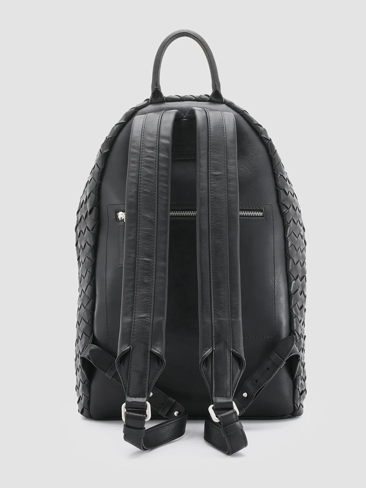 ARMOR 04 - Black Woven Leather Backpack sold by Officine Creative product image thumbnail 4
