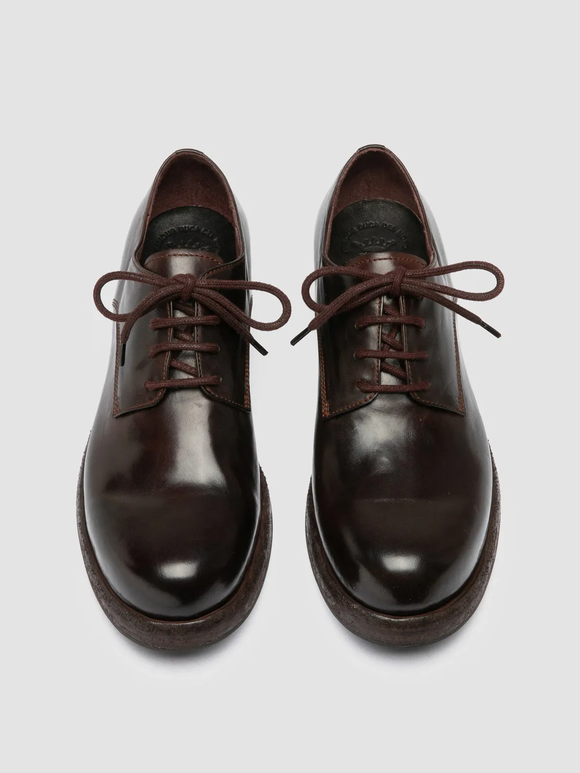 BULLA DD 311 - Burgundy Leather Derby Shoes sold by Officine Creative product image thumbnail 2