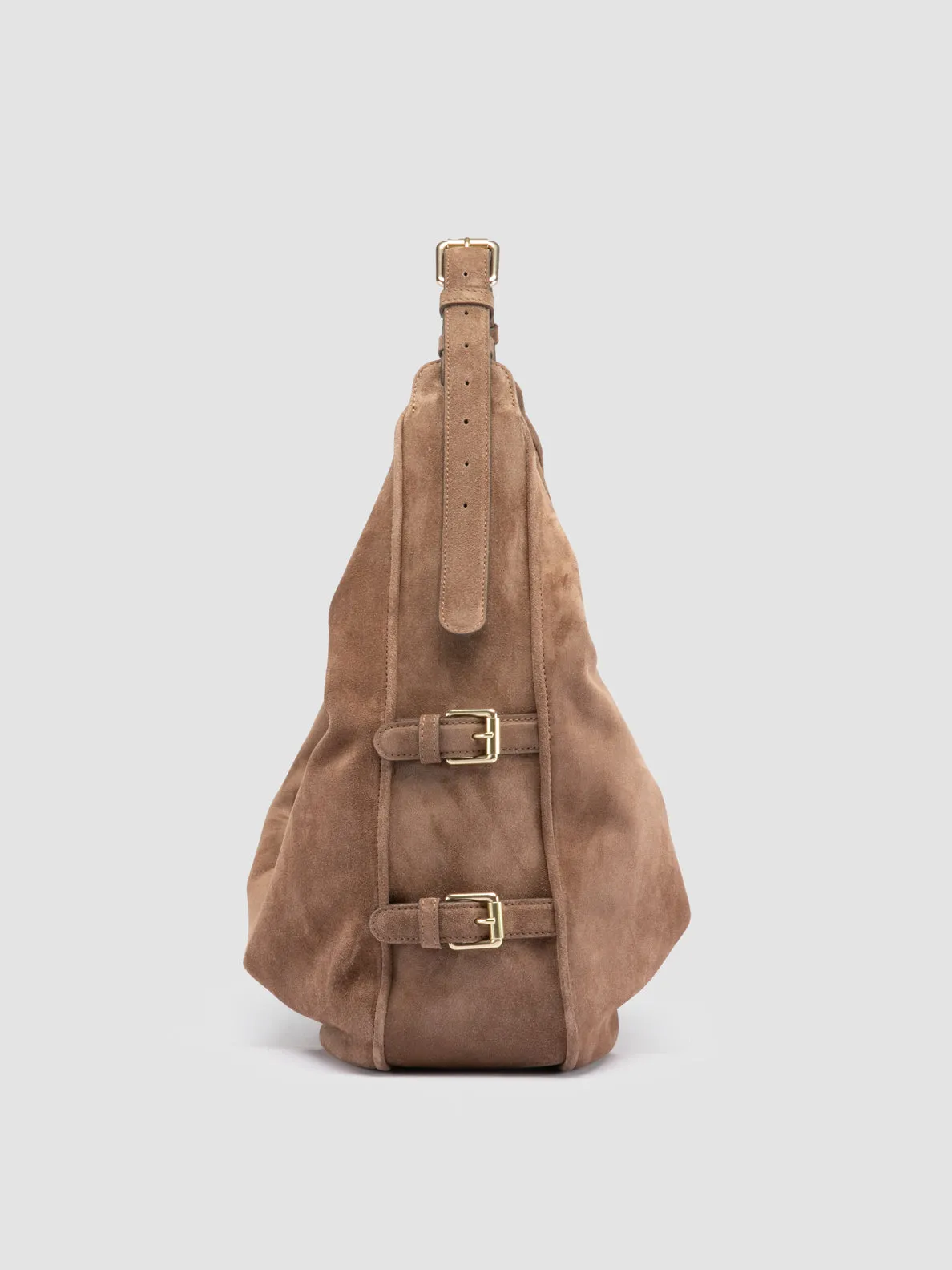 JULIE 015 - Brown Suede Shoulder Bag sold by Officine Creative product image thumbnail 3