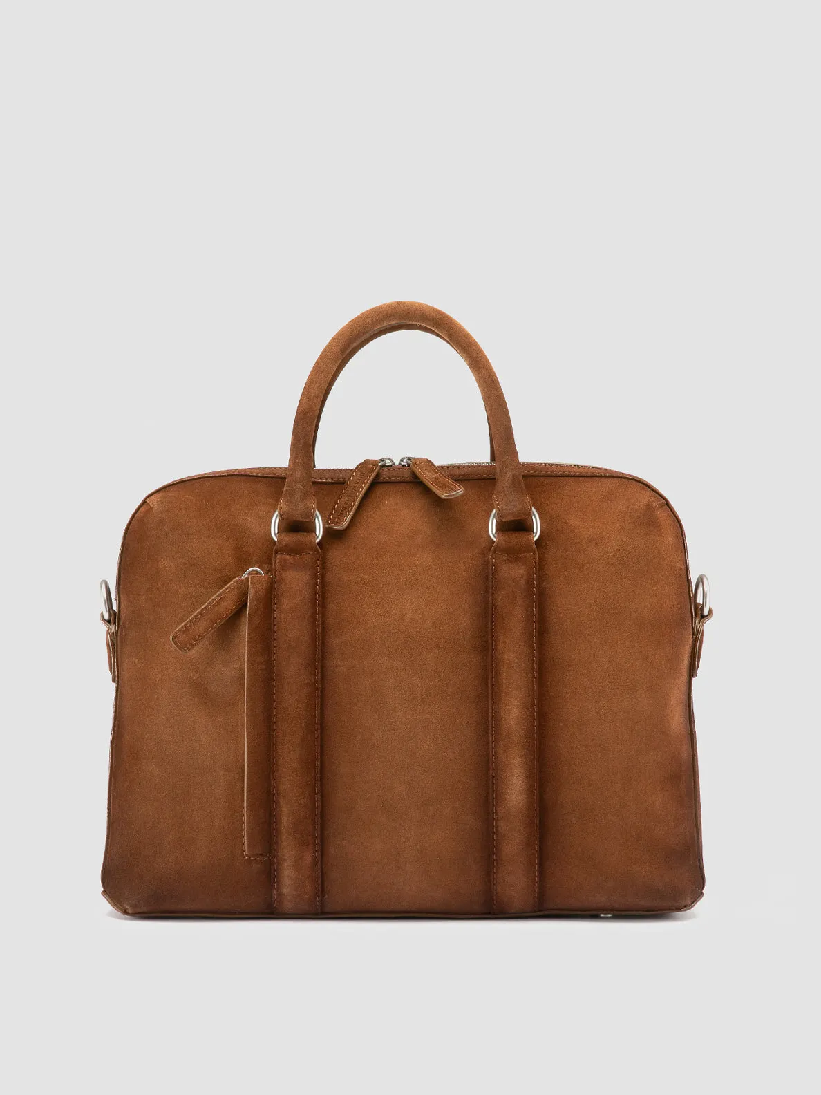 QUENTIN 019 - Light Brown Suede Briefcase sold by Officine Creative