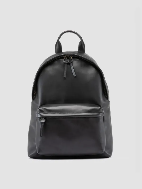 OC PACK 001 - Black Leather Backpack sold by Officine Creative