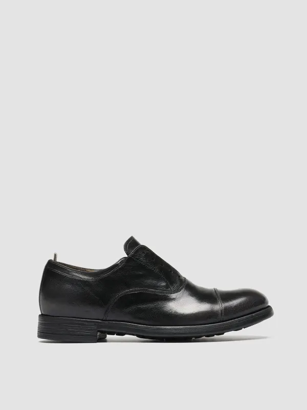 CHRONICLE 003 - Dark Grey Leather Oxford Shoes sold by Officine Creative